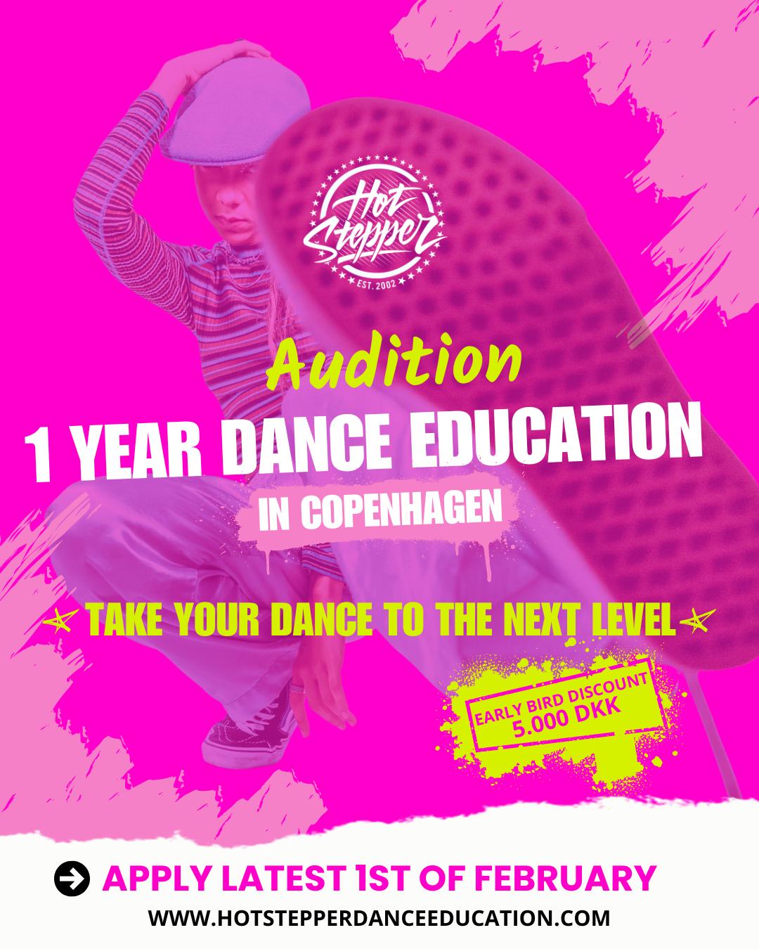 hotstepper dance education flyer 2021